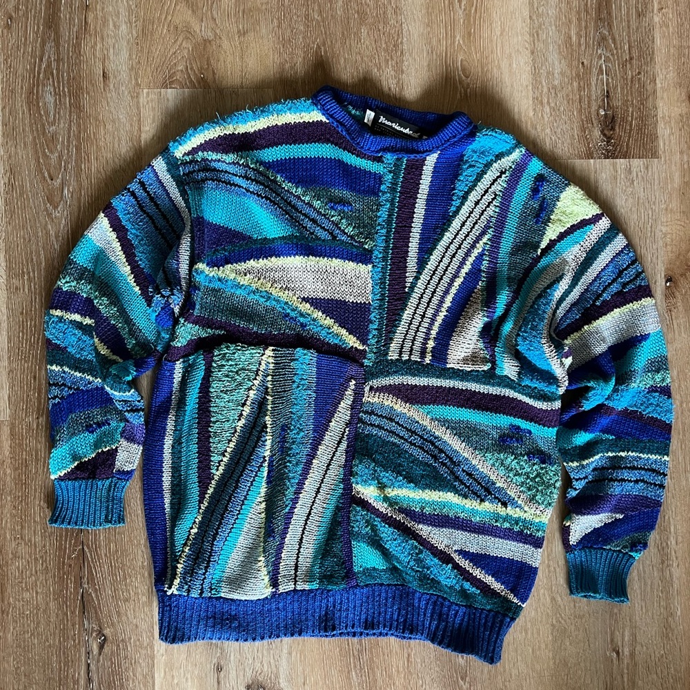 Mariendbad by Patrick Groenendaal & Stanley Steinberg Vintage Geometric Sweater
